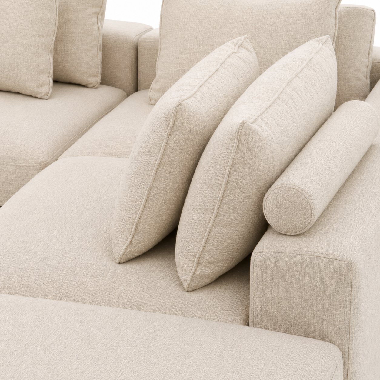 Club Lounge Sectional | Beige