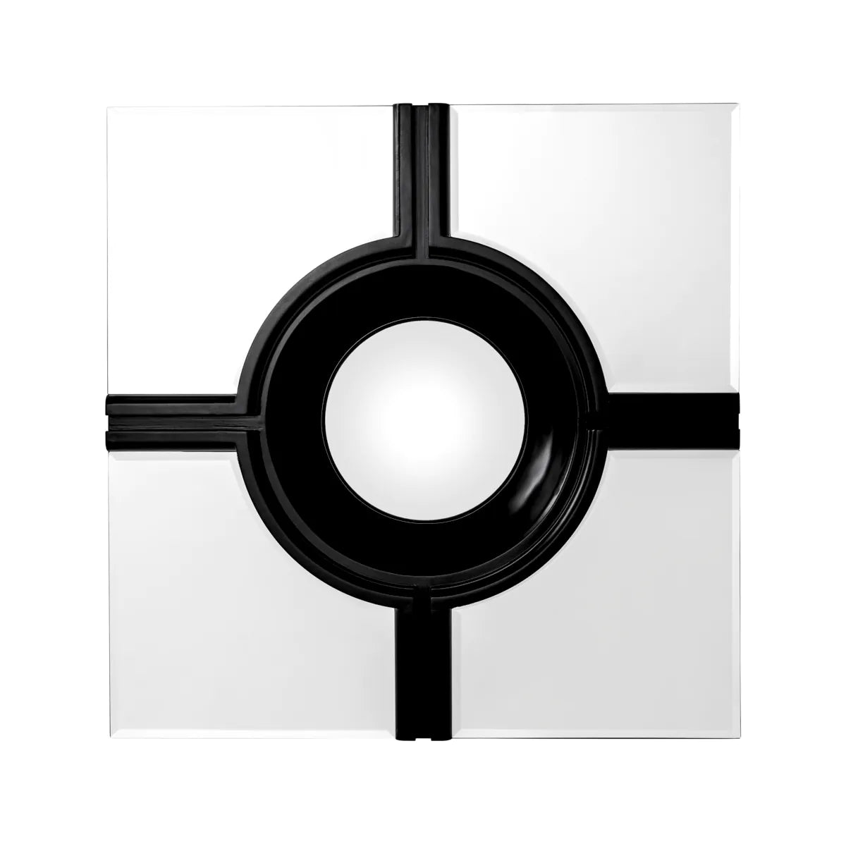 Jagger Black Lacquer Mirror