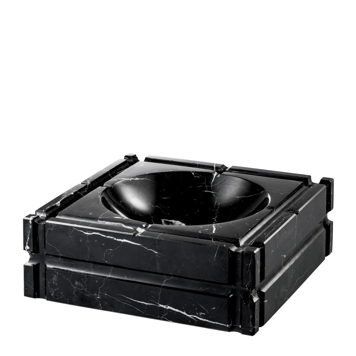 Nestor Black Marble Ashtray