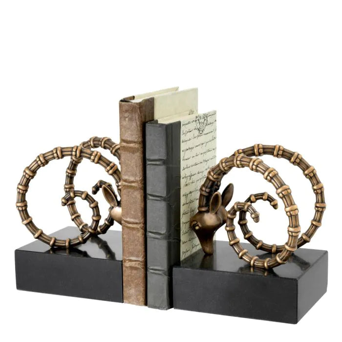 Rams Head Bookends | Set of 2