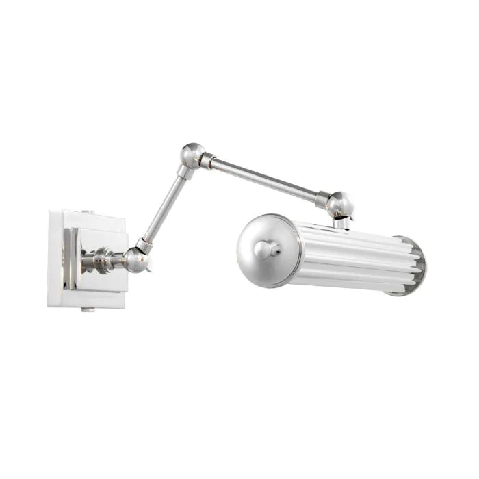 Luca Library Sconce | Nickel