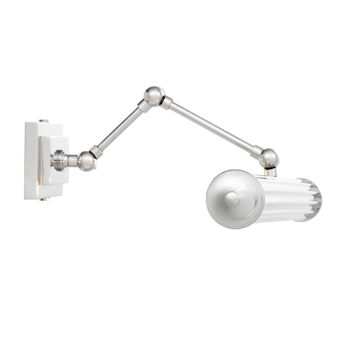 Luca Library Sconce | Nickel