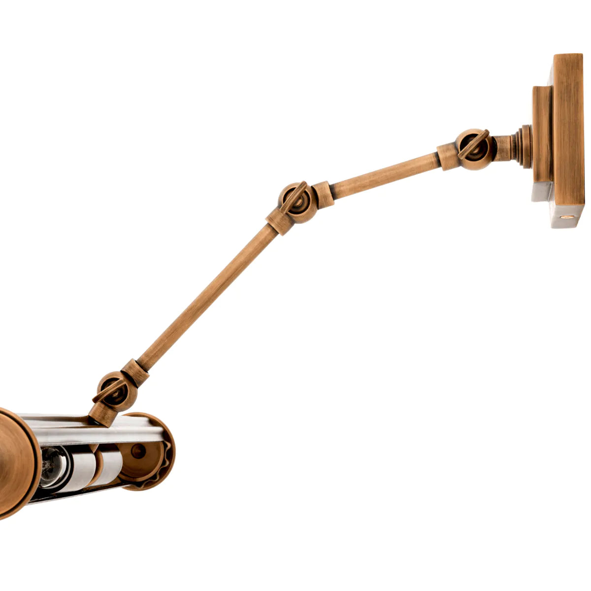 Luca Library Sconce | Antique Brass