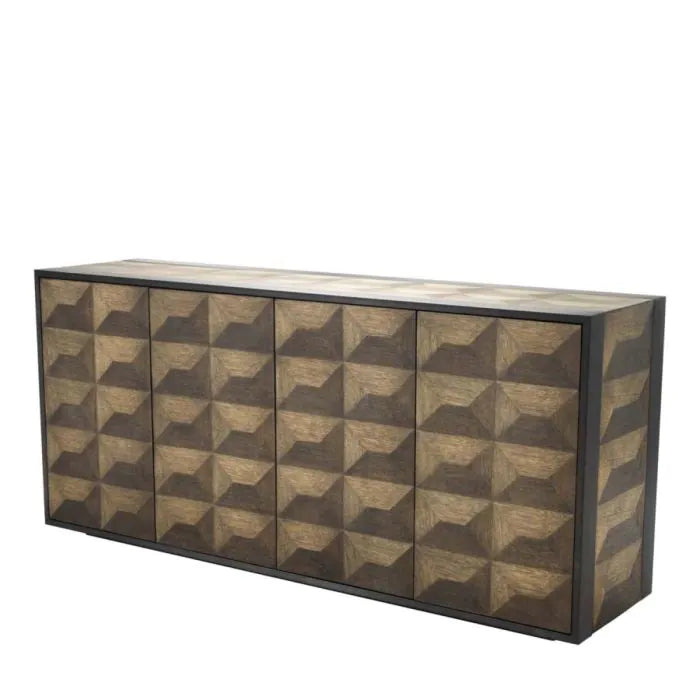 Gregorio Bronze Framed Oak Sideboard