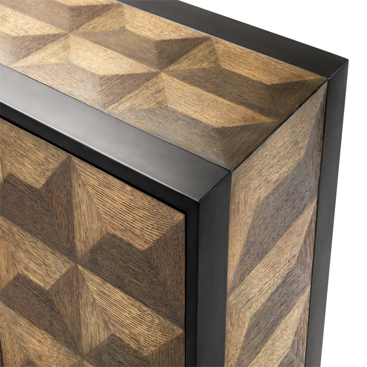 Gregorio Bronze Framed Oak Sideboard