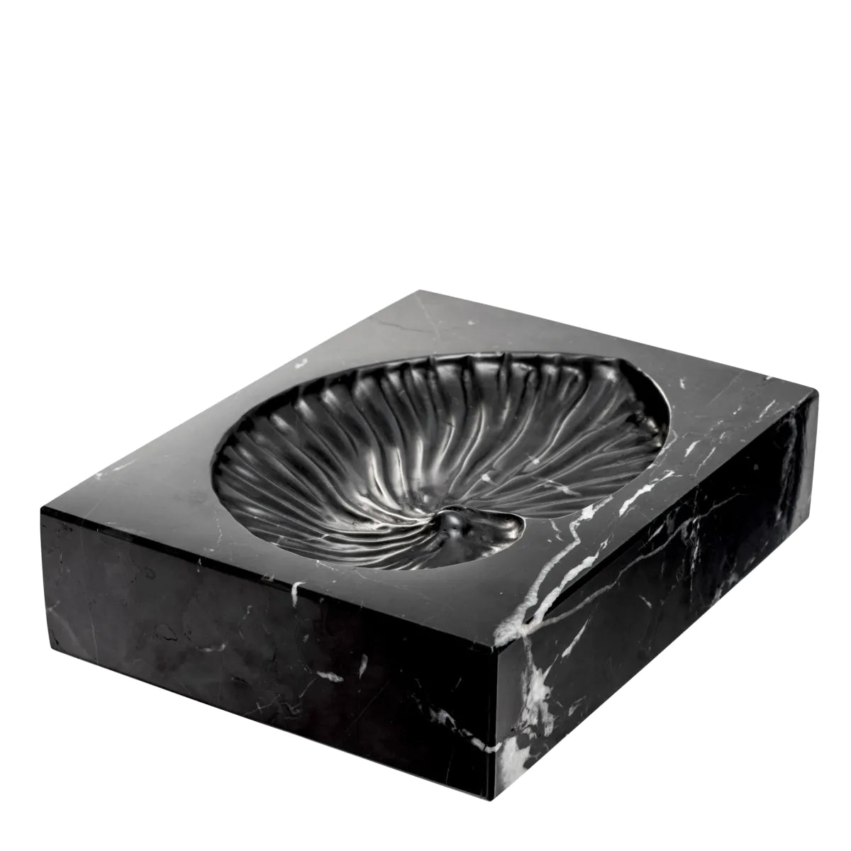 Marble Shell Catchall | Black