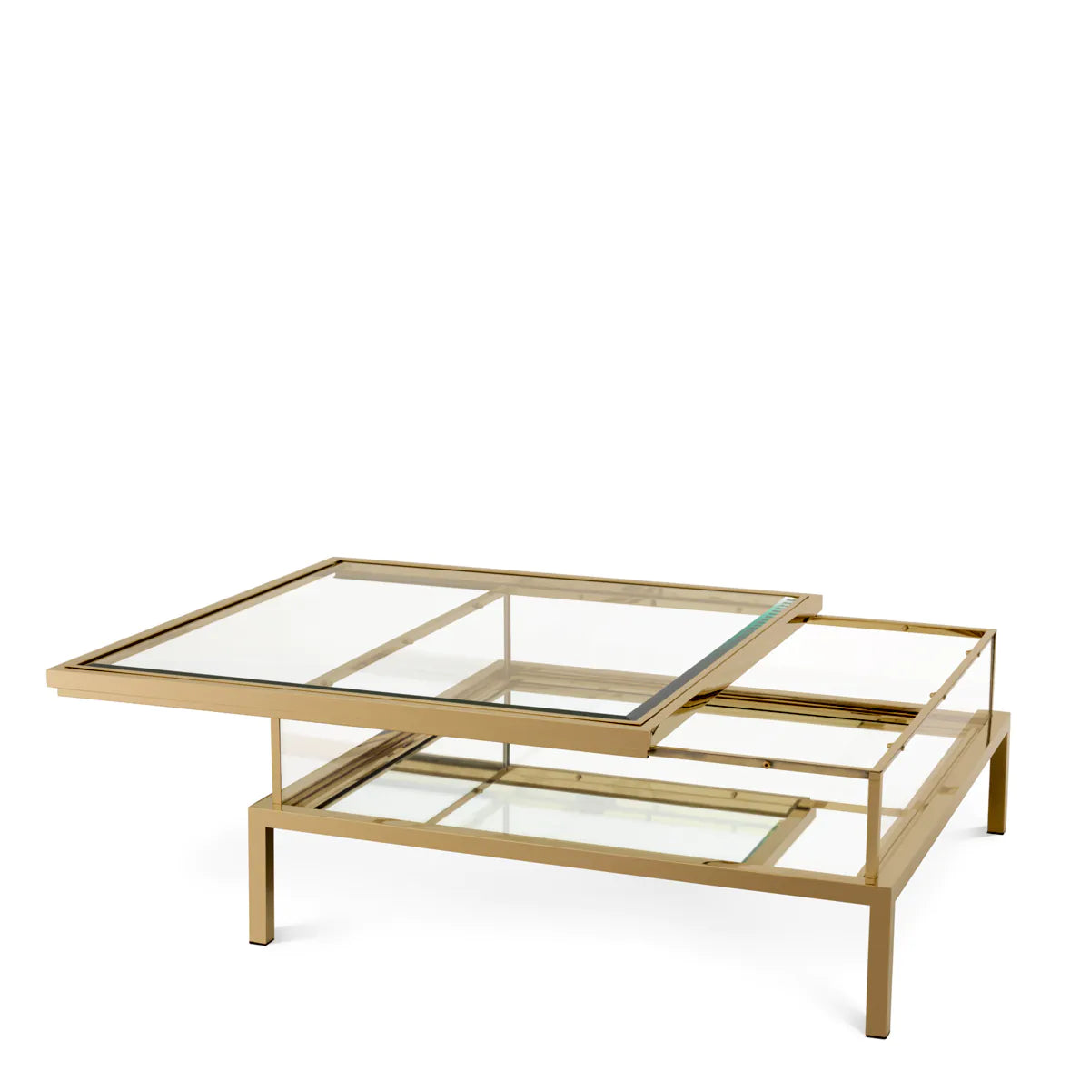 Harvey Coffee Table | Brushed Brass