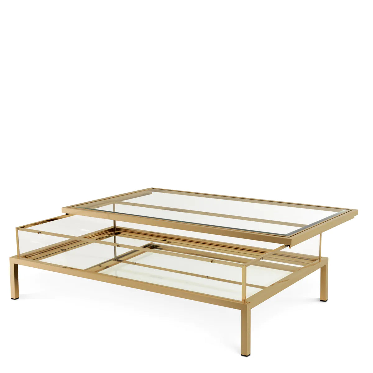 Harvey Coffee Table | Brushed Brass