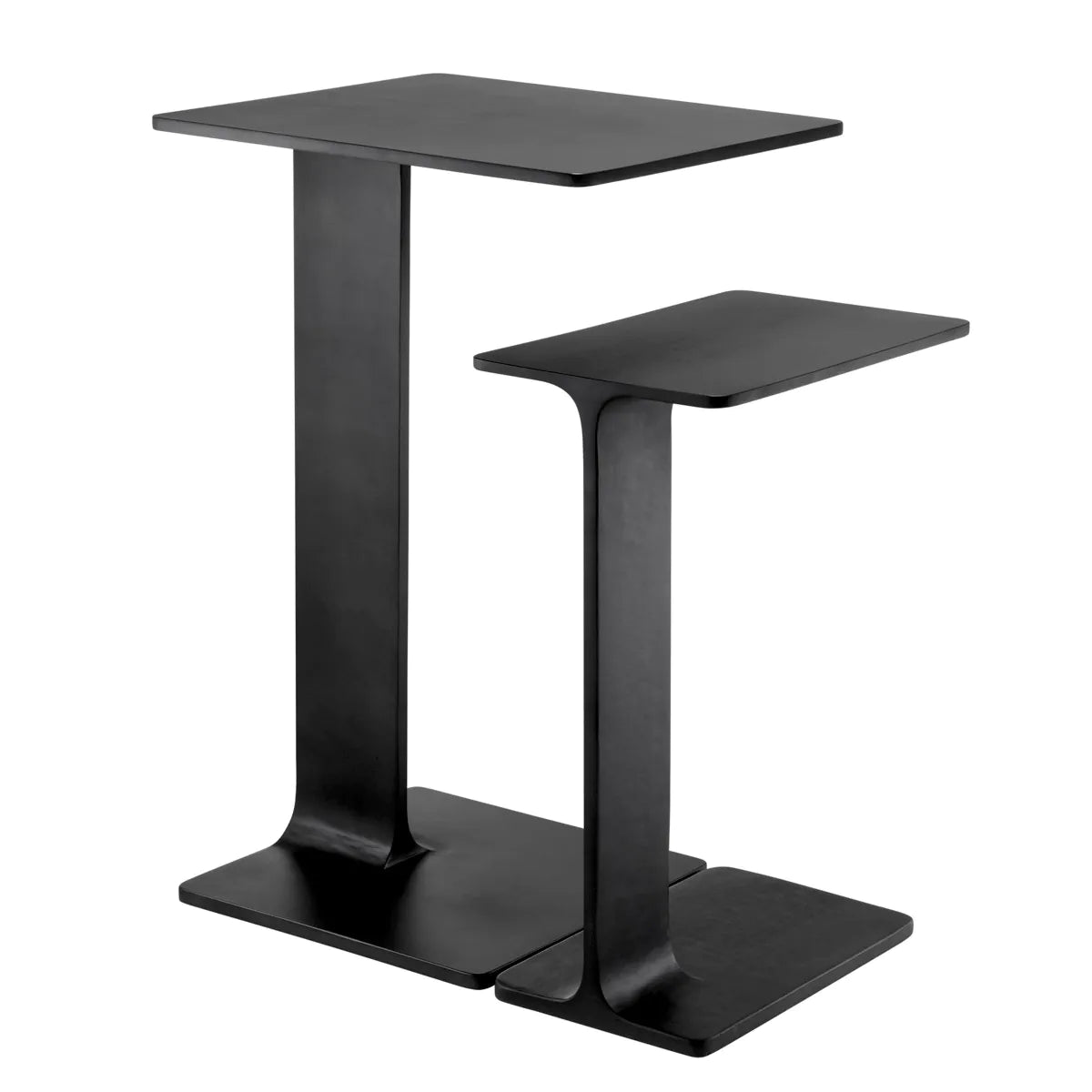 Gunmetal Side Tables | Set of 2