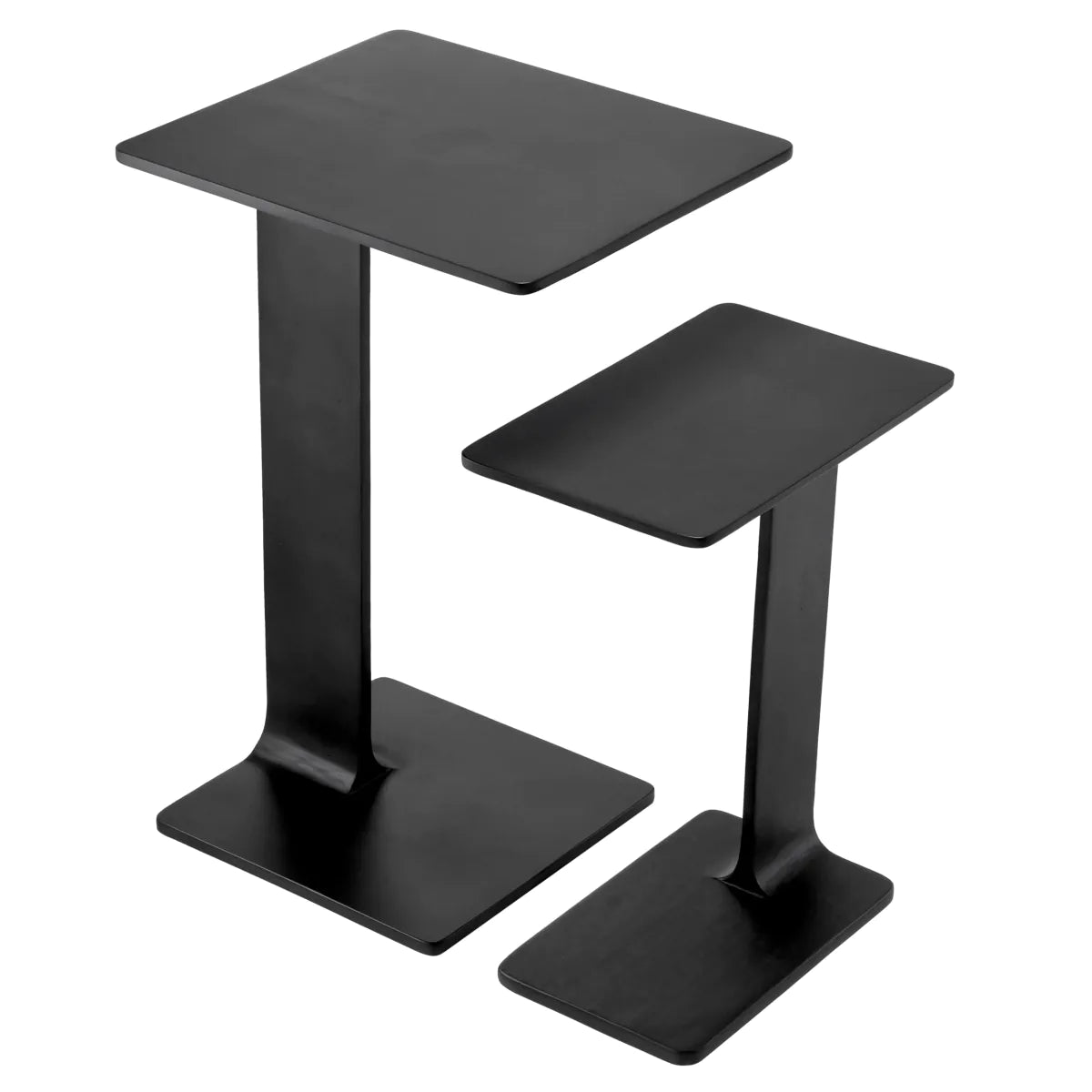 Gunmetal Side Tables | Set of 2