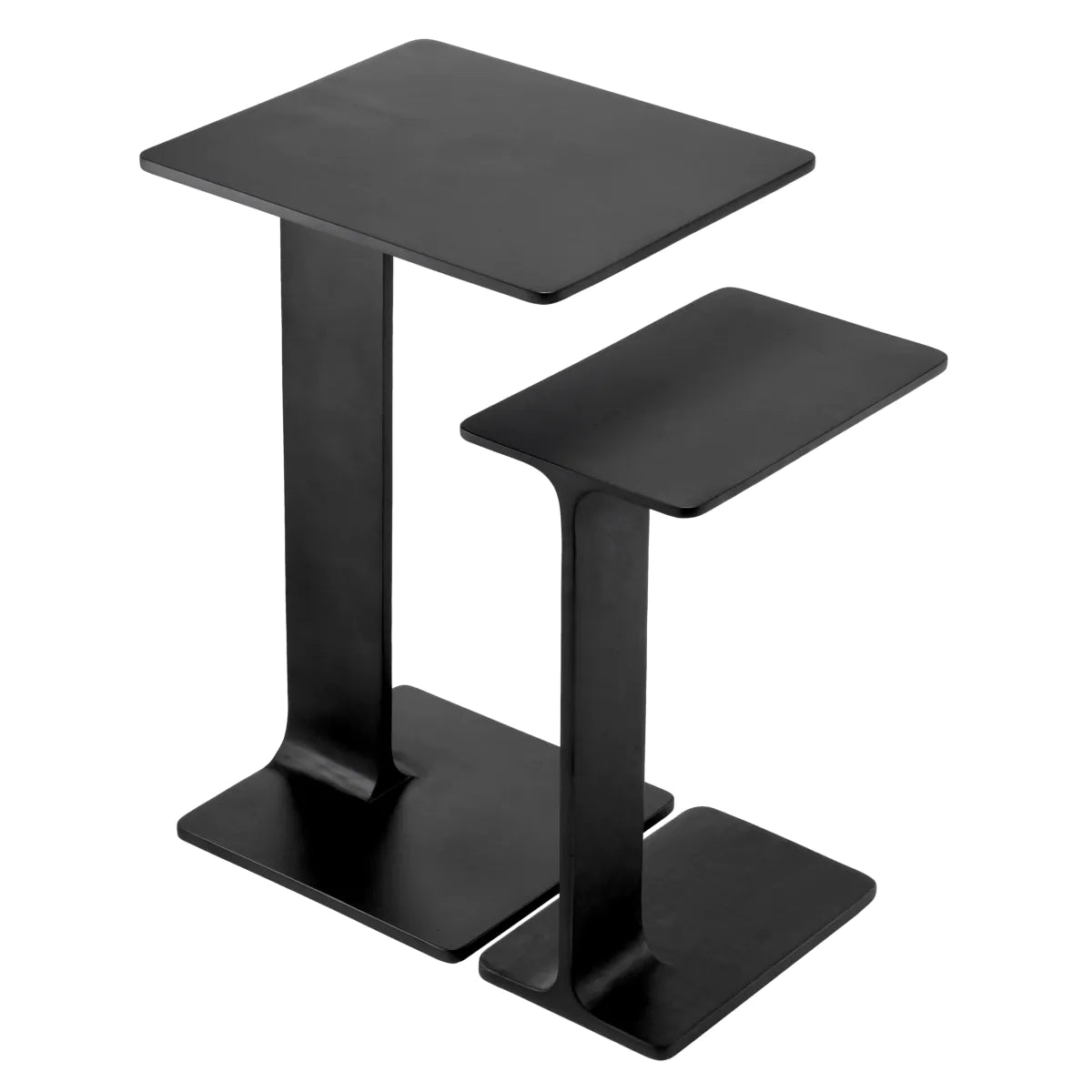 Gunmetal Side Tables | Set of 2