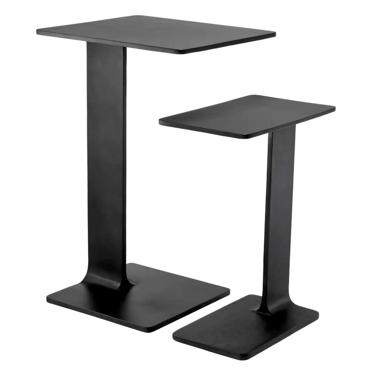Gunmetal Side Tables | Set of 2