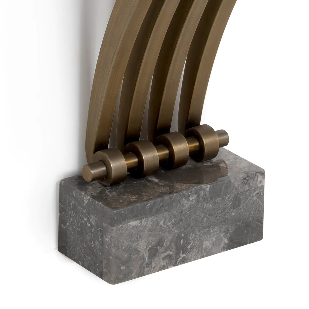 Crescent Marble Console Table