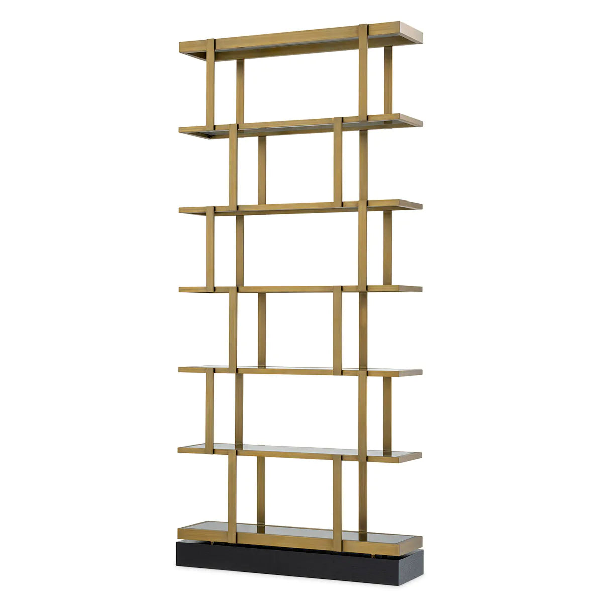 Nesto Smoked Glass Etagere