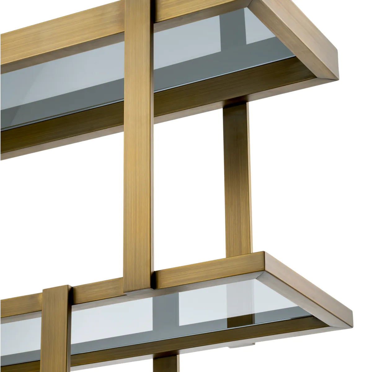 Nesto Smoked Glass Etagere
