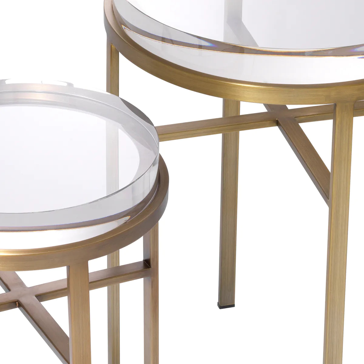 Hoxton Lens Tables | Nickel