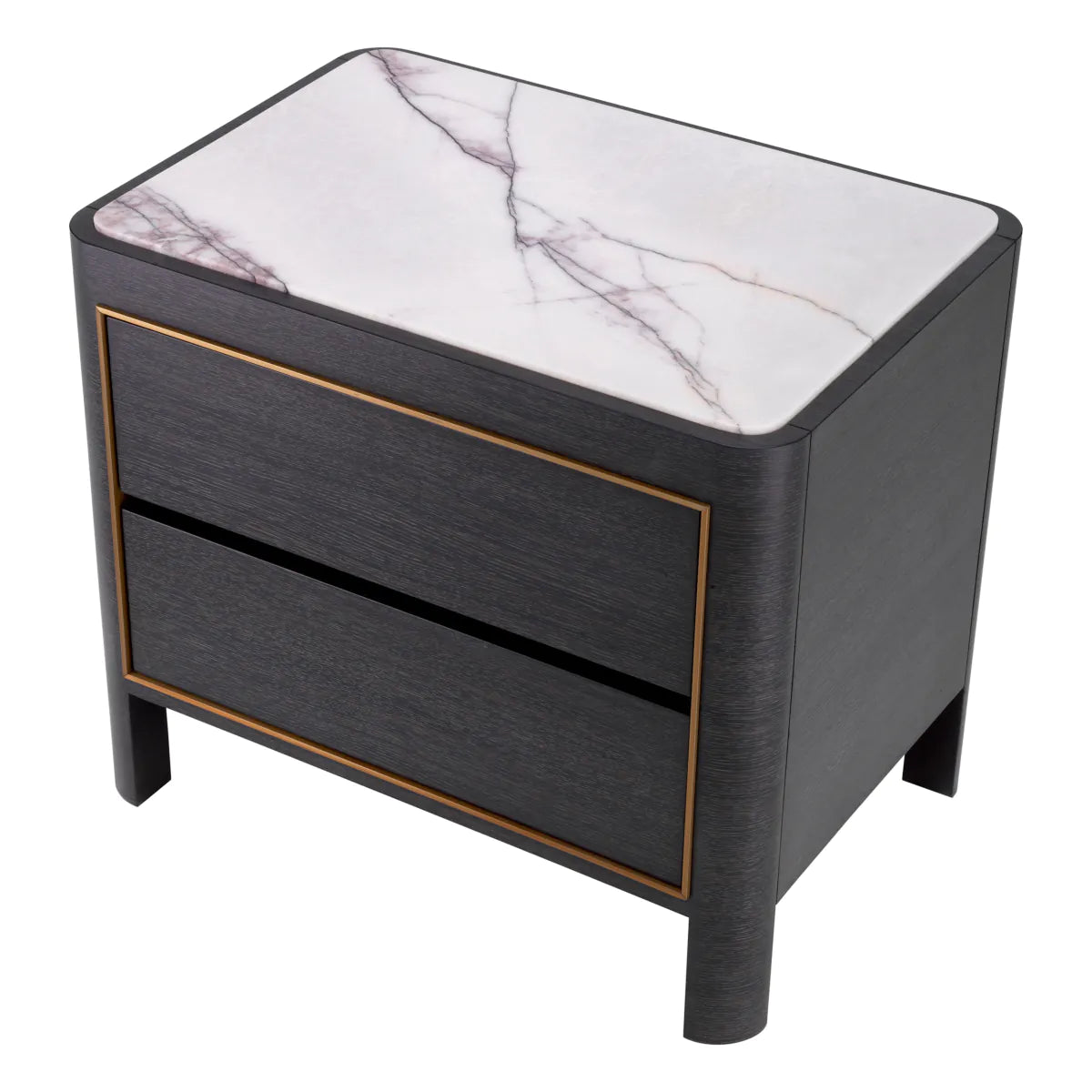 Corbin Lilac Marble Top Nightstand