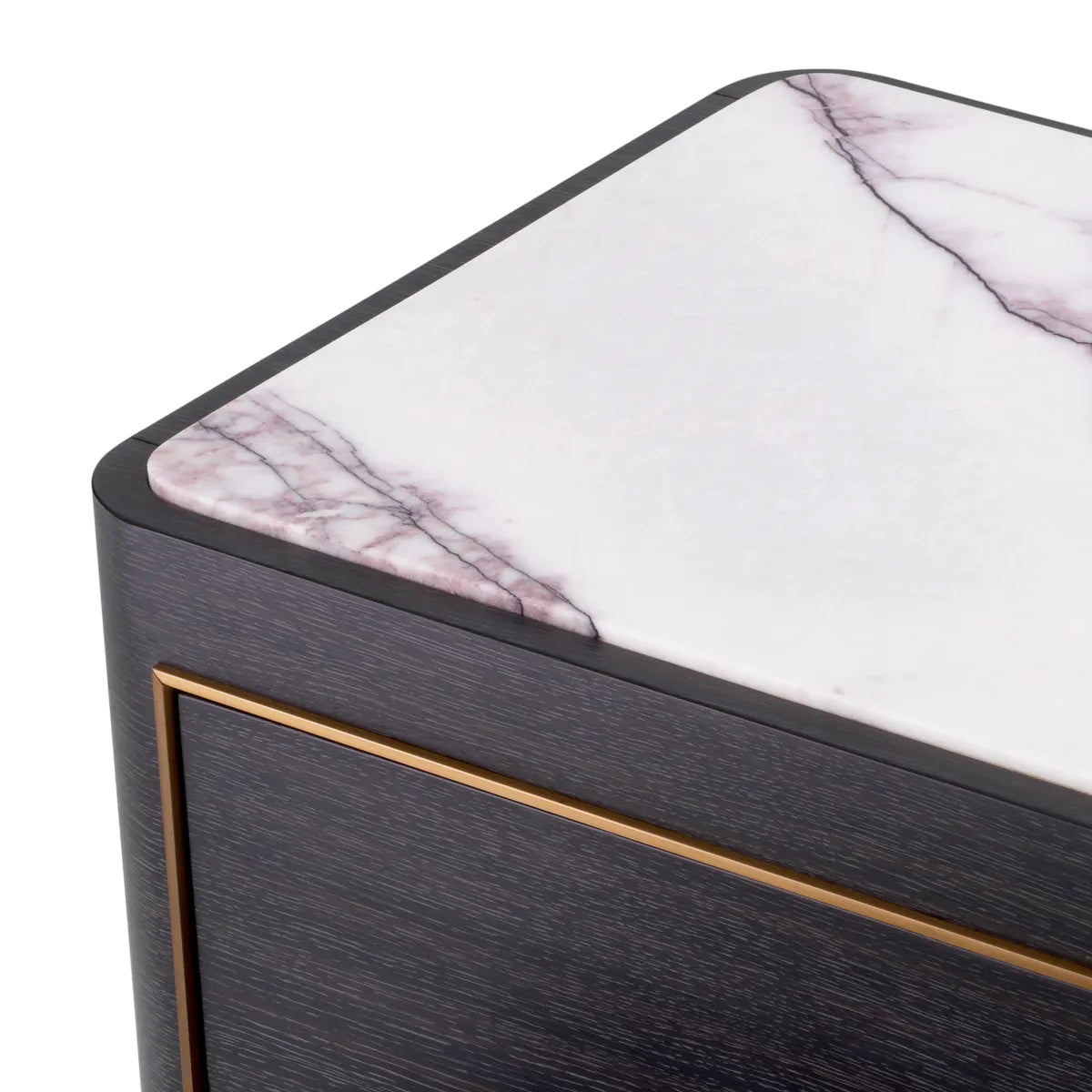 Corbin Lilac Marble Top Nightstand