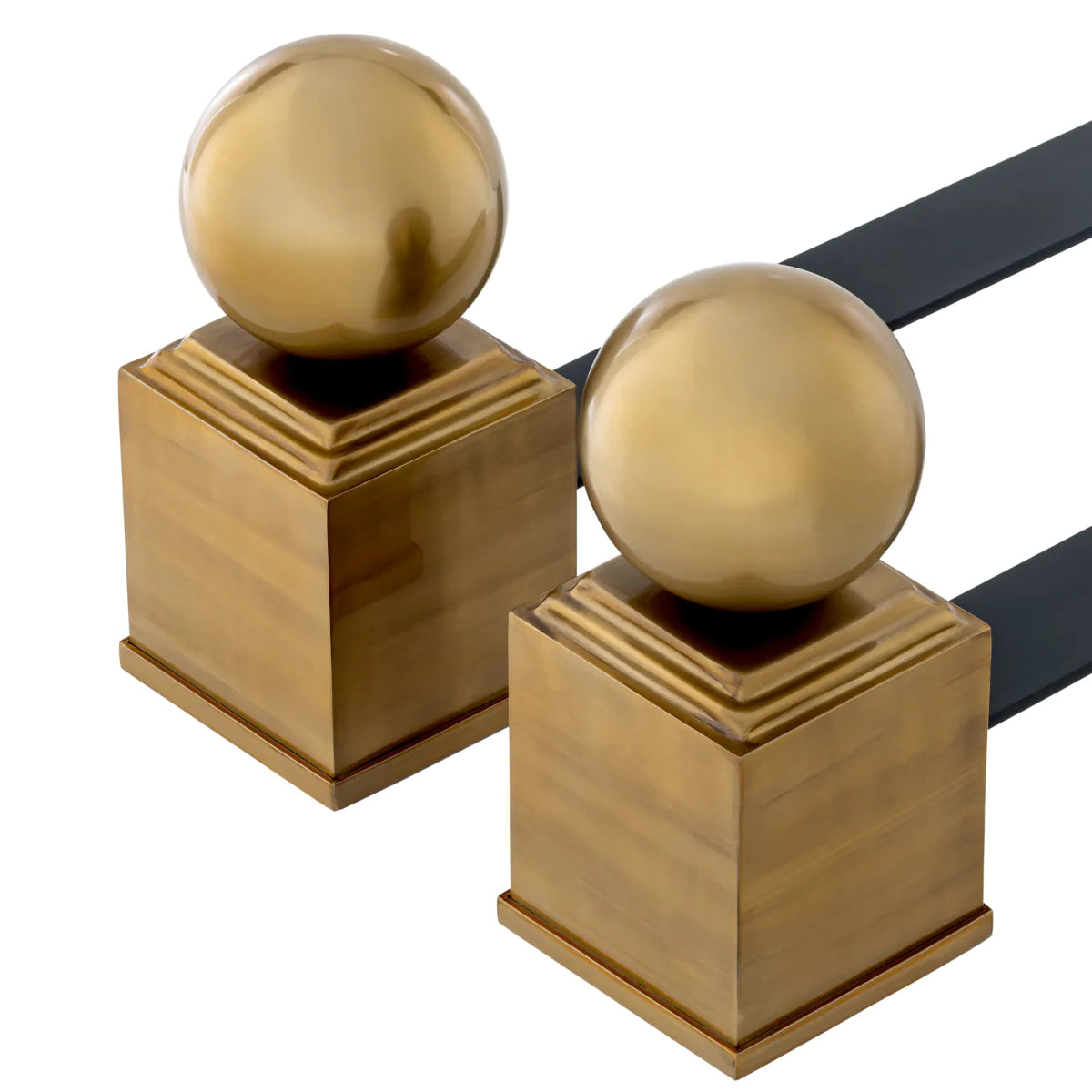 Viviérs Andirons | Brass