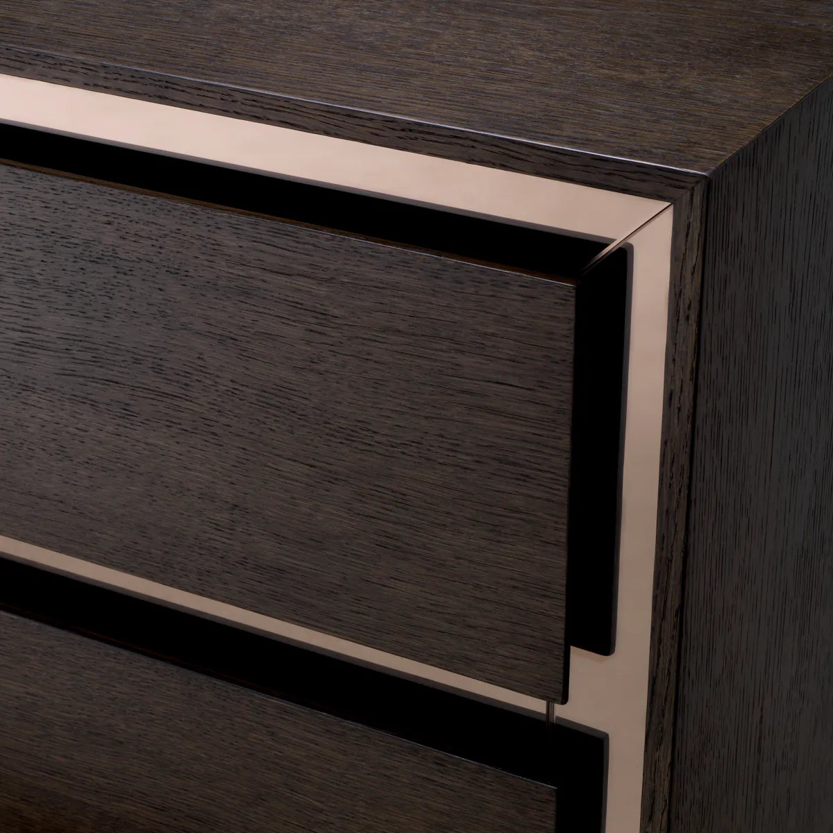 Cabas Mocha Oak & Bronze Dresser
