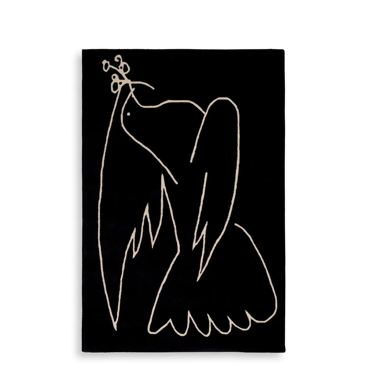 Piccione Rug | Black