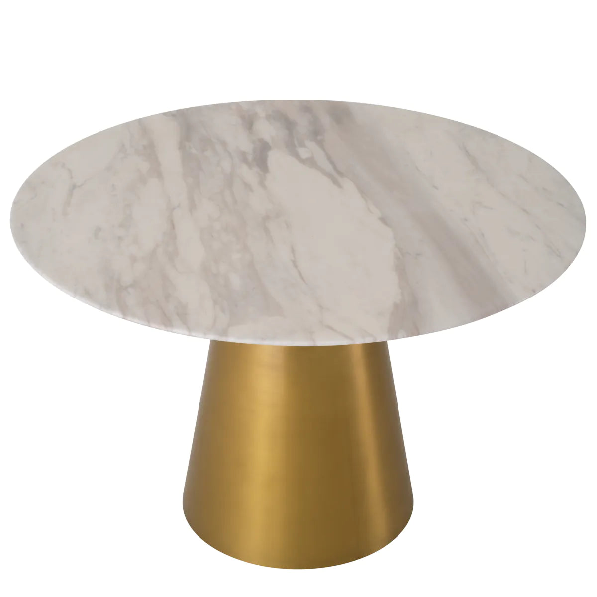 Nathan Round Marble Dining Table | Calacatta Marble