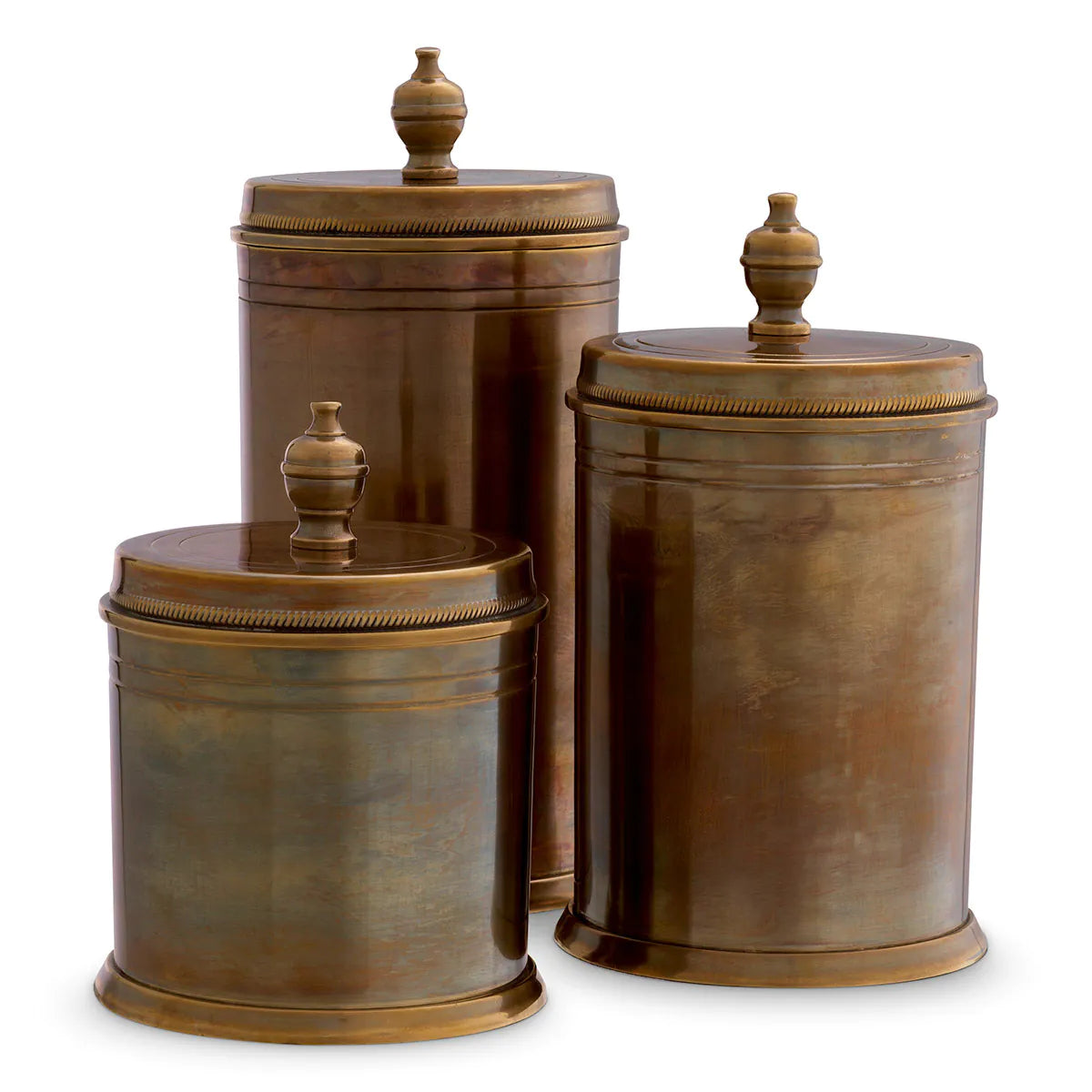 Gaston Canisters | Brass