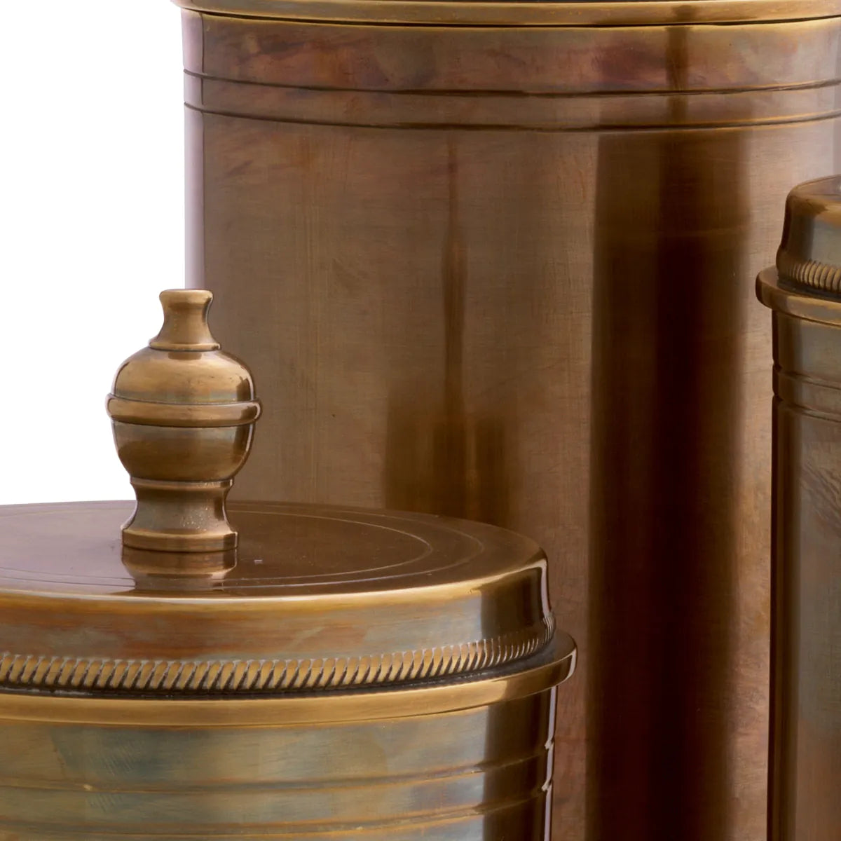Gaston Canisters | Brass