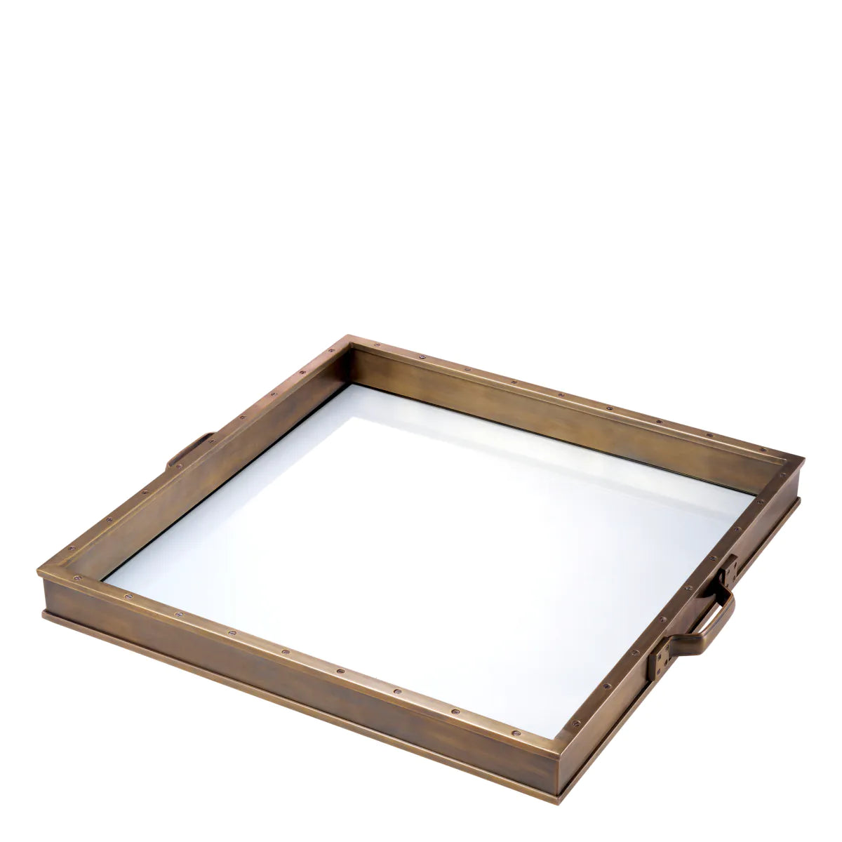 Jetstream Burnished Brass Tray