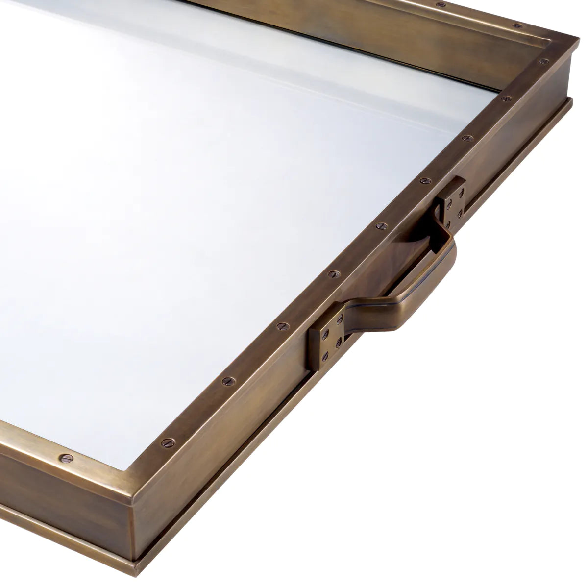 Jetstream Burnished Brass Tray