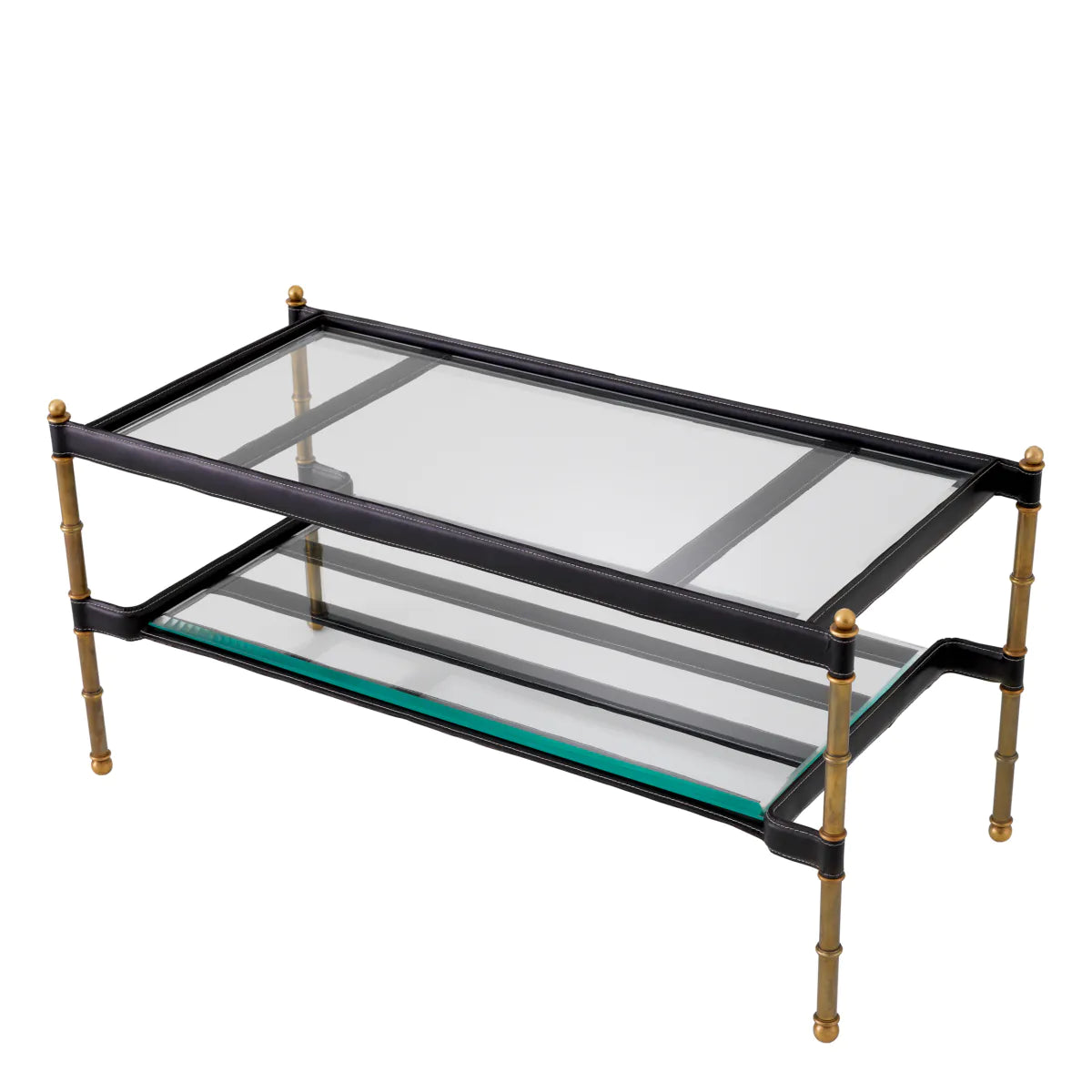 Kensington Leather Coffee Table | Rectangle