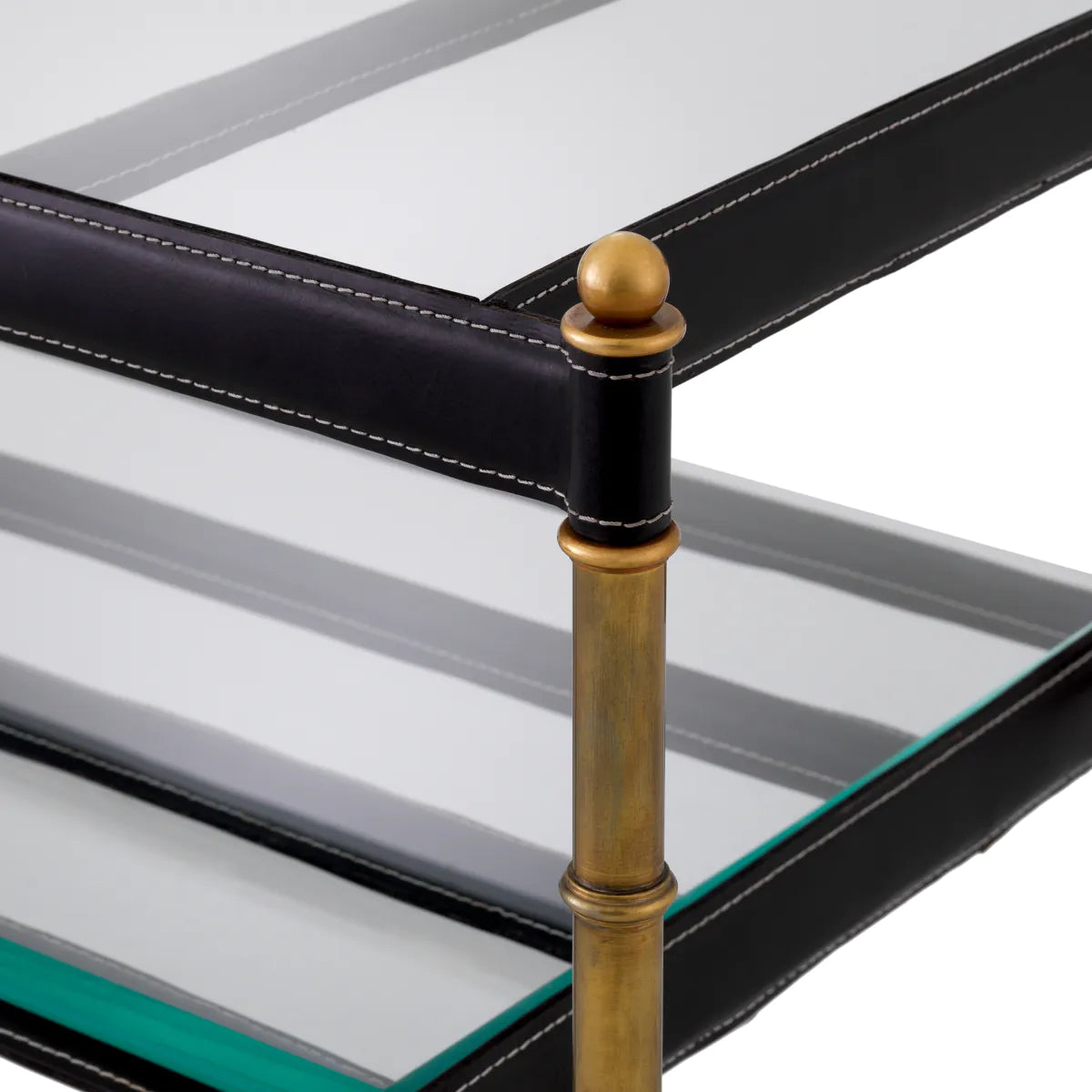 Kensington Leather Coffee Table | Rectangle