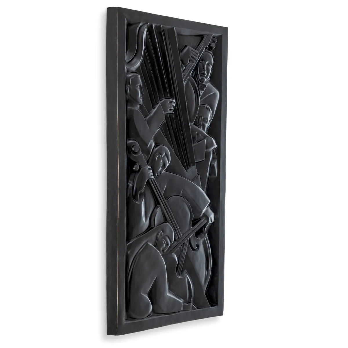 Bronze Art Deco Relief Panels | Set of 4