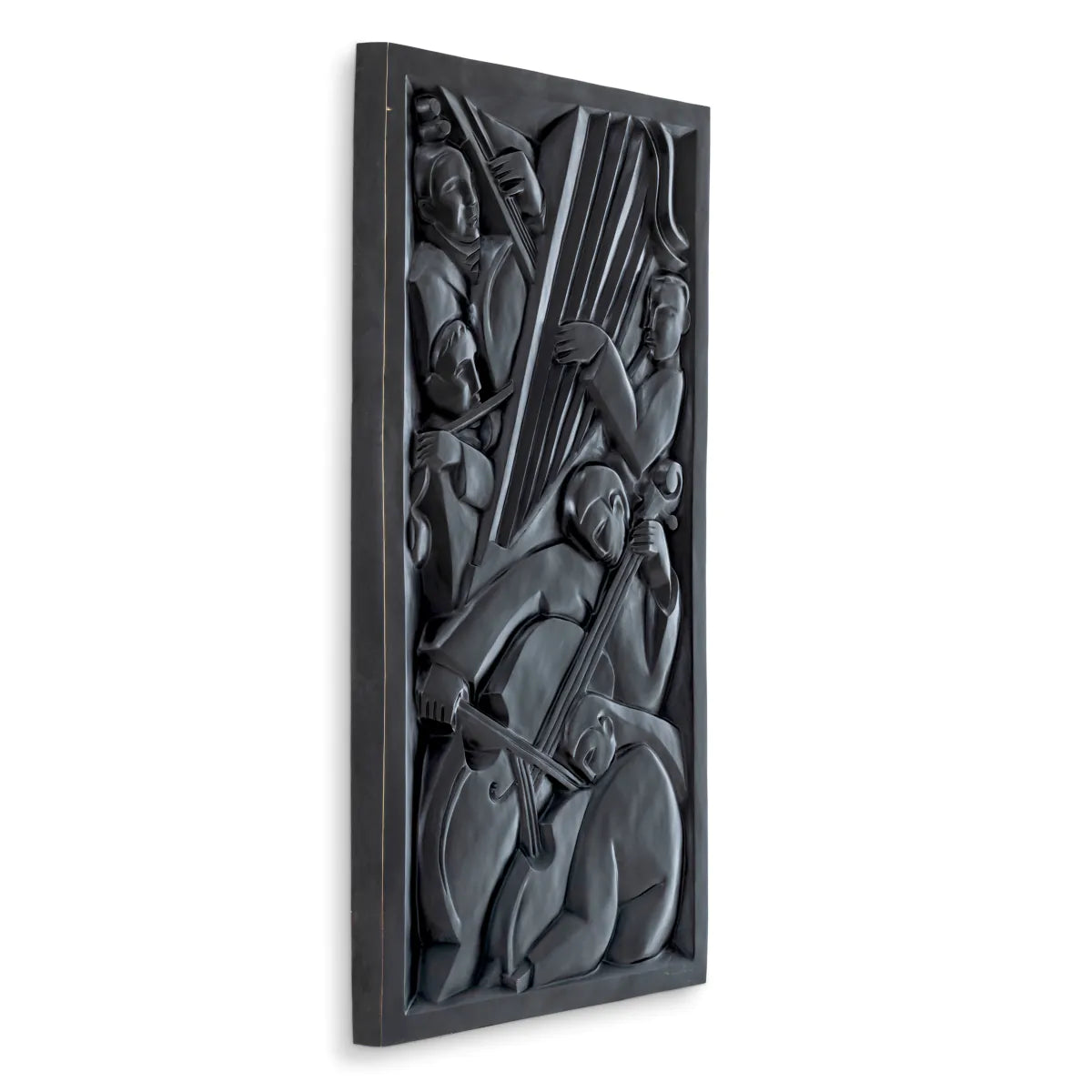 Bronze Art Deco Relief Panels | Set of 4