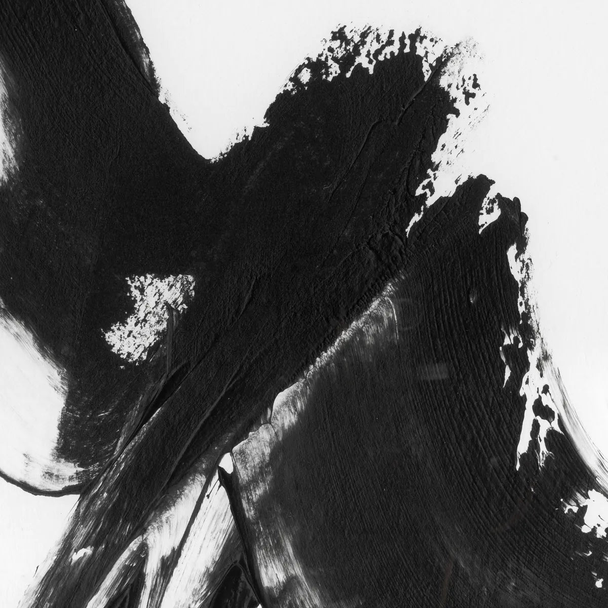 Black Expression Abstract Print