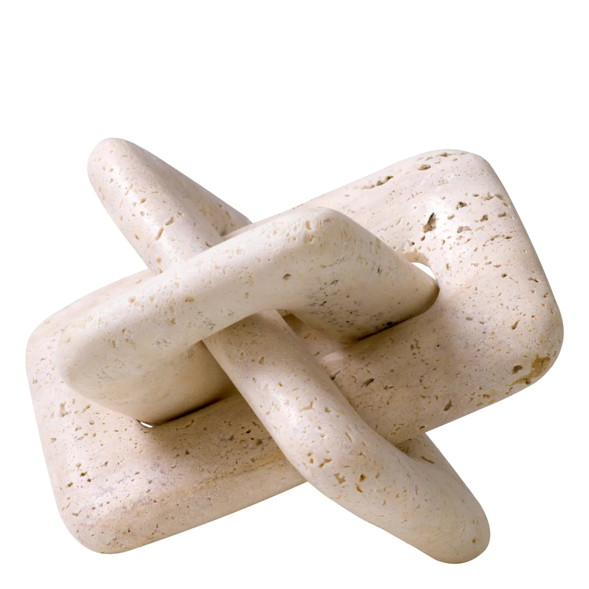 Marble Knot Sculpture | Travertine