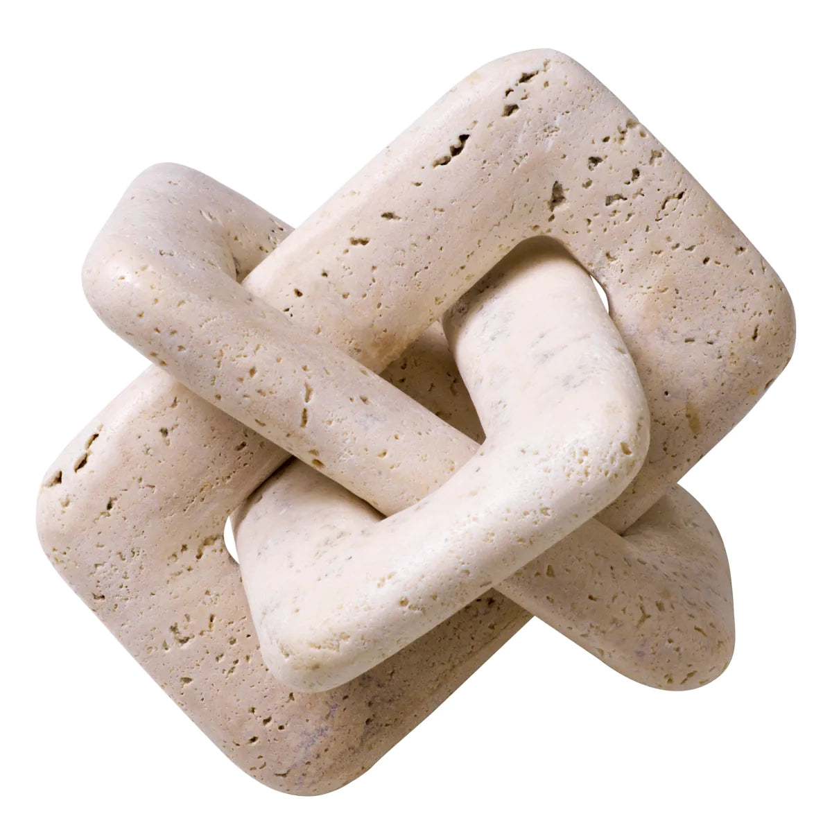 Marble Knot Sculpture | Travertine