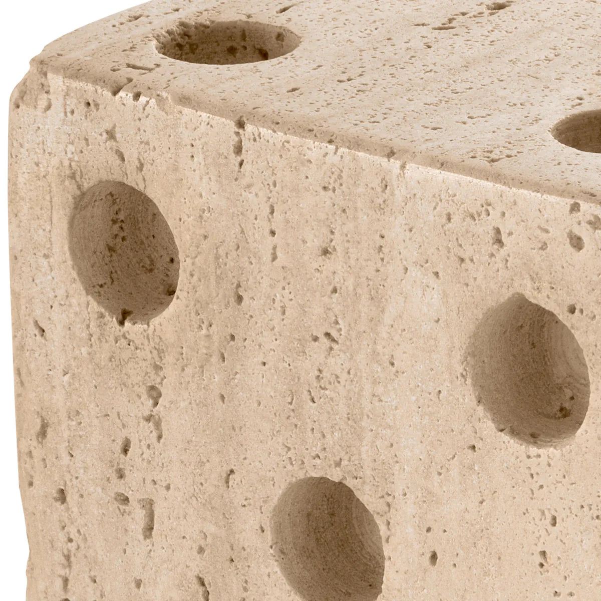 Travertine Dice Paperweights