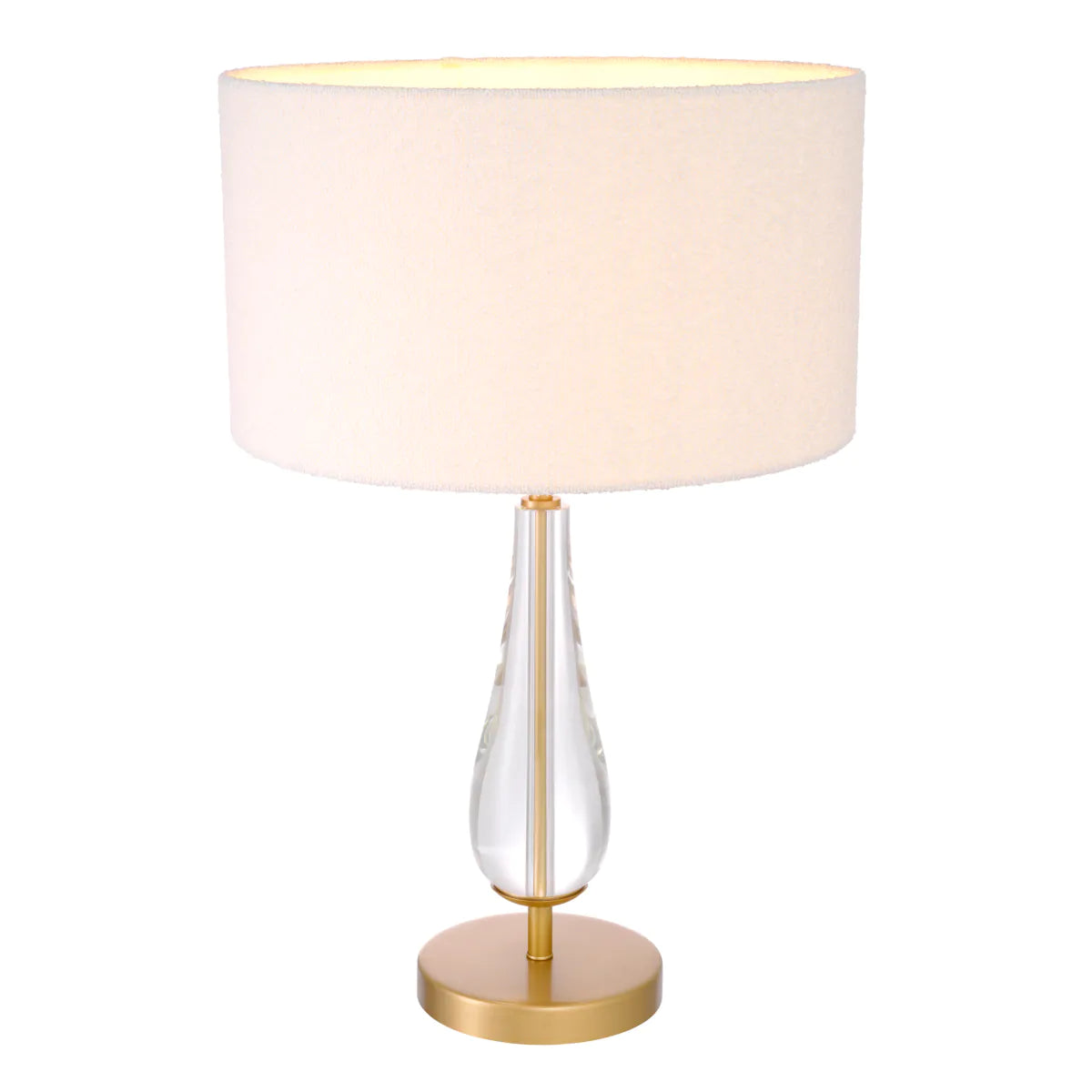 Teardrop Crystal Table Lamp