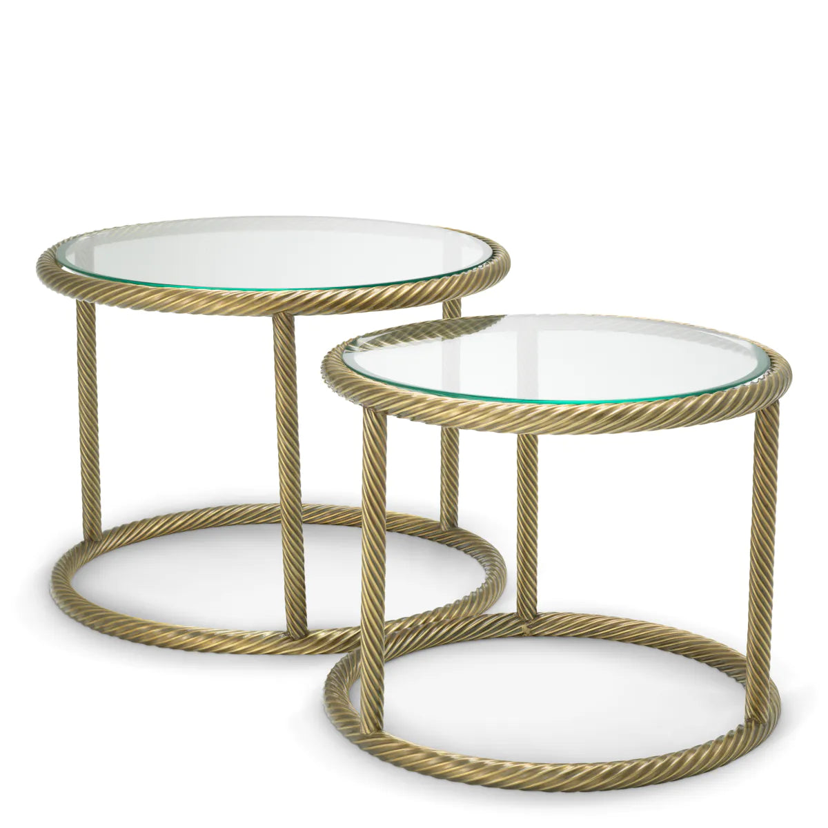 Adison Gold Rope Tables | Pair of 2