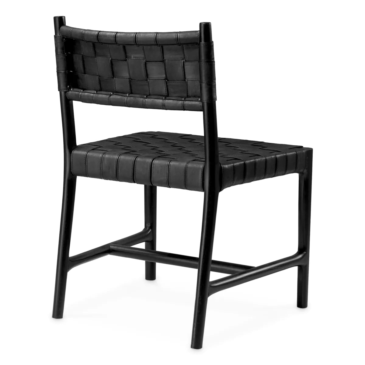 Tiberio Leather Dining Chair | Armless
