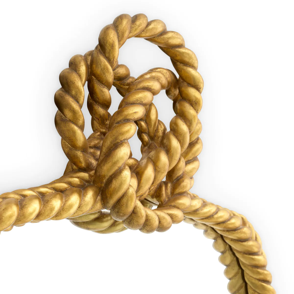 Gilded Rope Full-Length Mirror