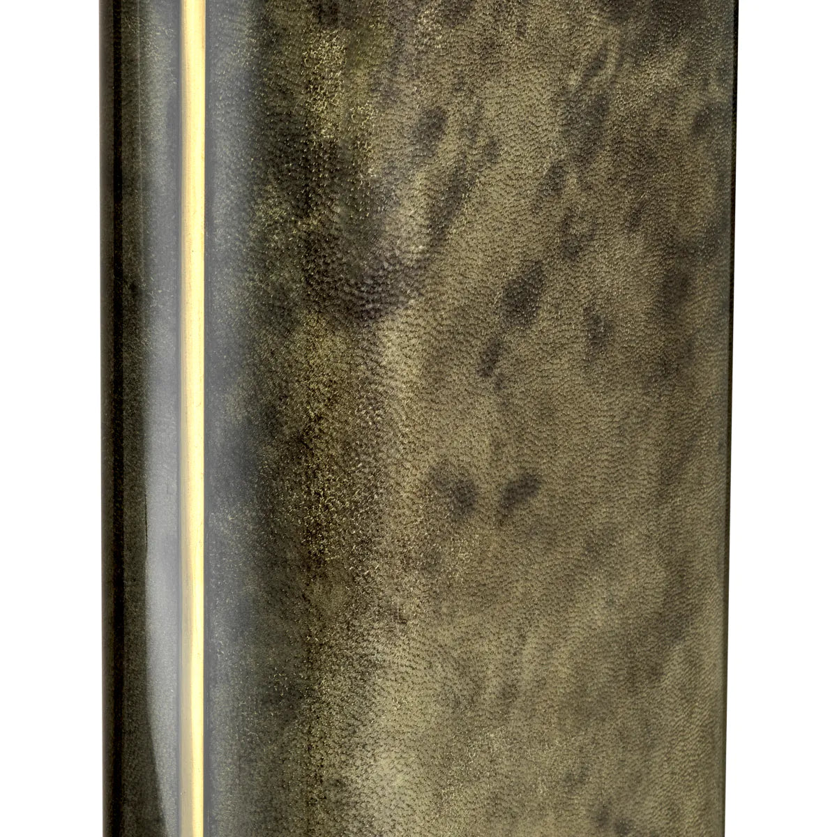 Manuel Lacquered Leather Side Table