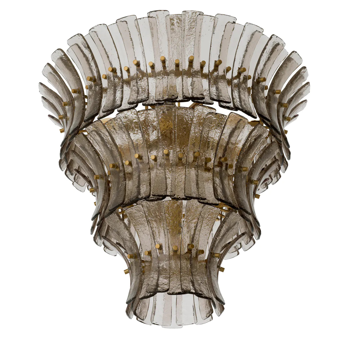 Murano Smoked Glass Chandelier
