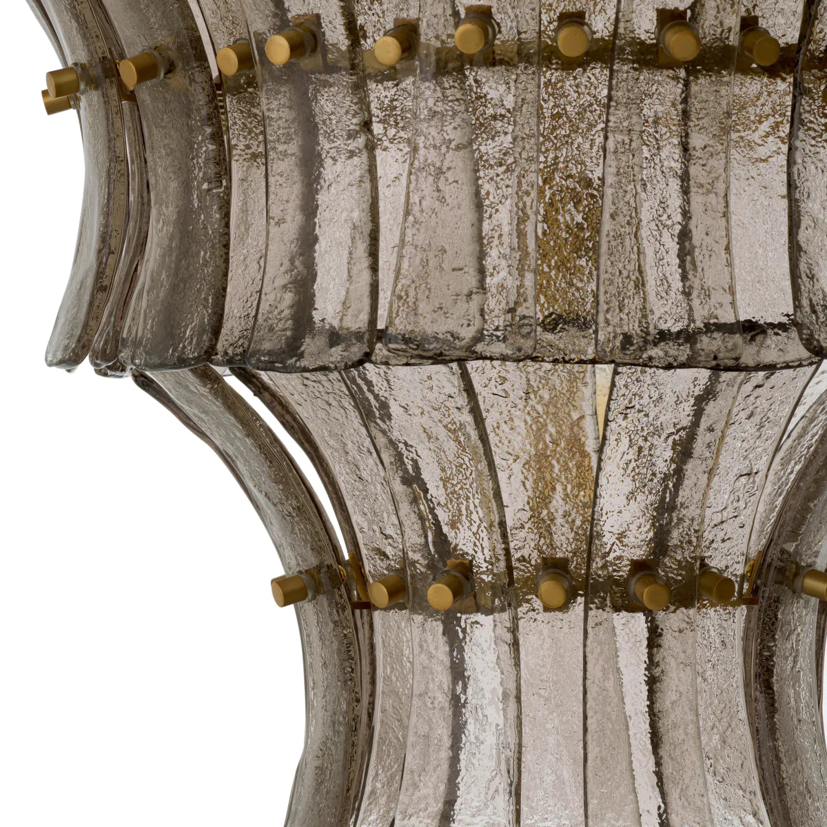 Murano Smoked Glass Chandelier
