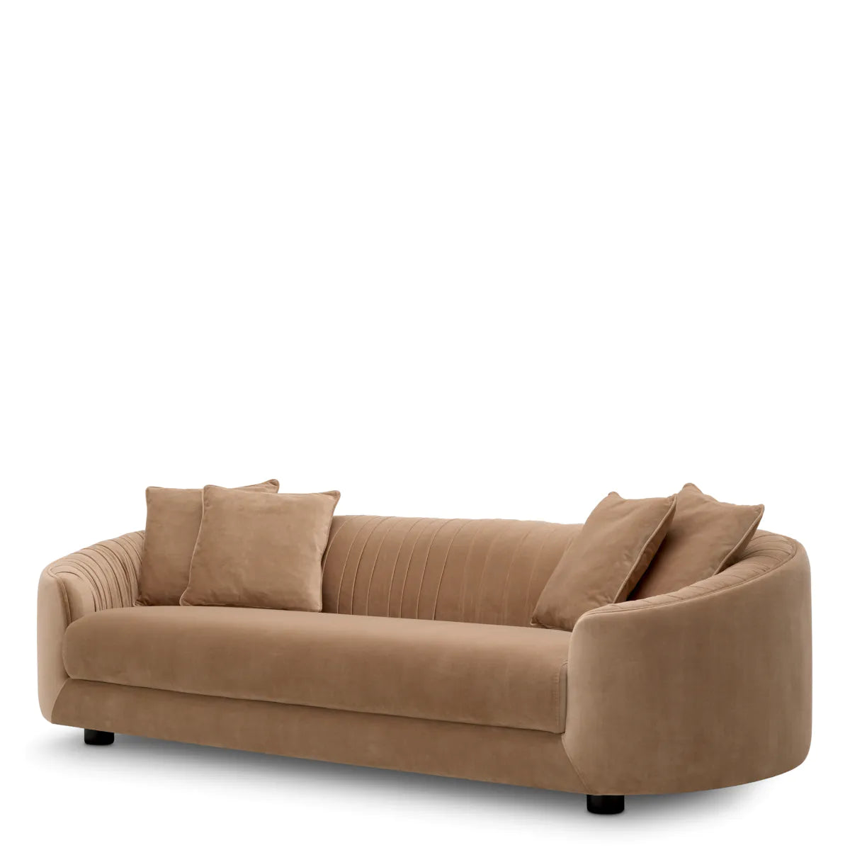 Jameson Pleated Sofa | Camel