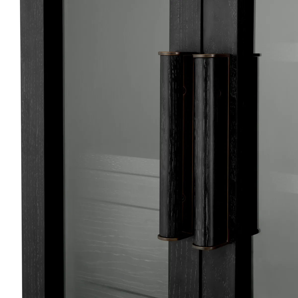 Camden Bar Cabinet | Black Oak