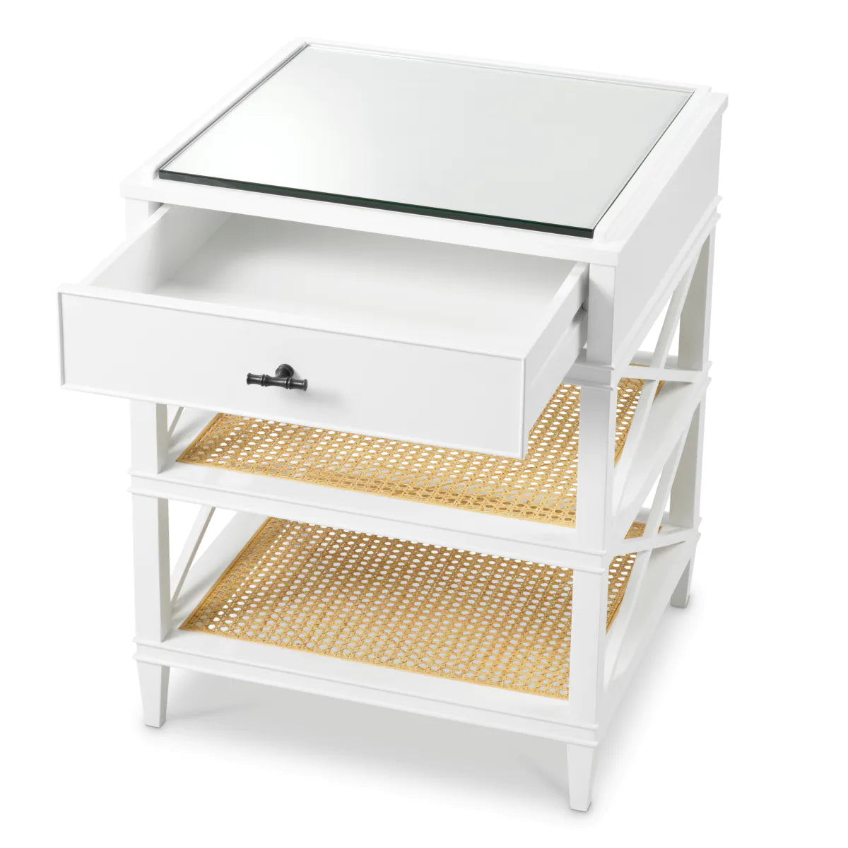 Malibu End Table | White
