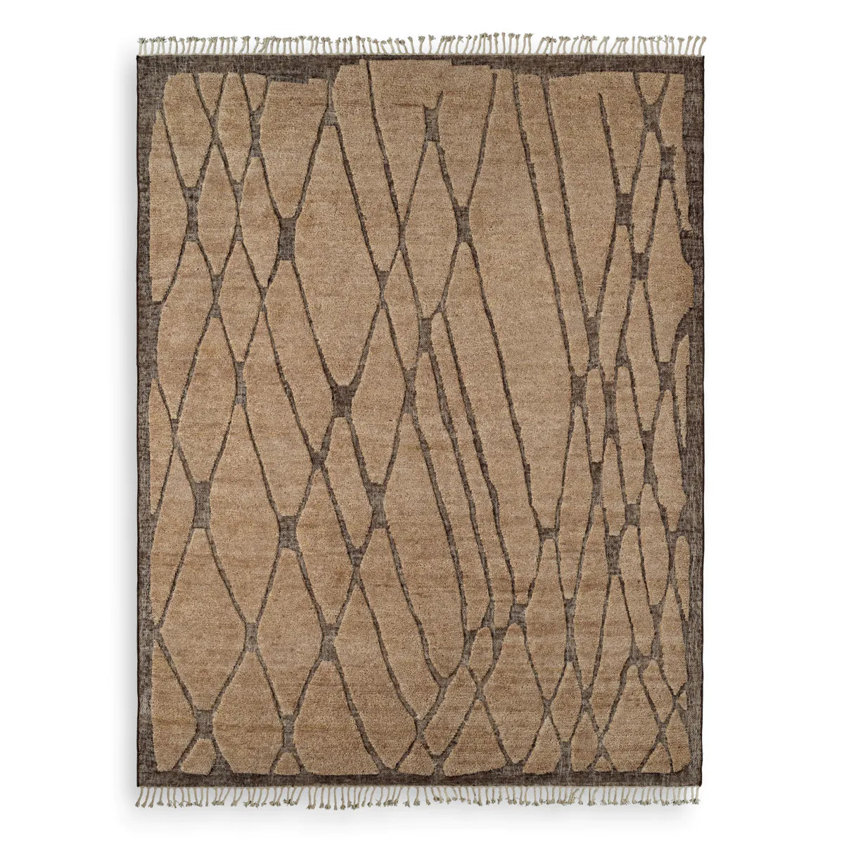 Coralie Wool Rug | Brown