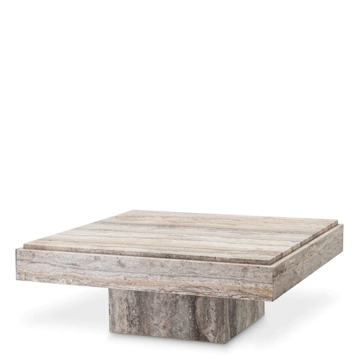 Sartoria Coffee Table | Silver Travertine